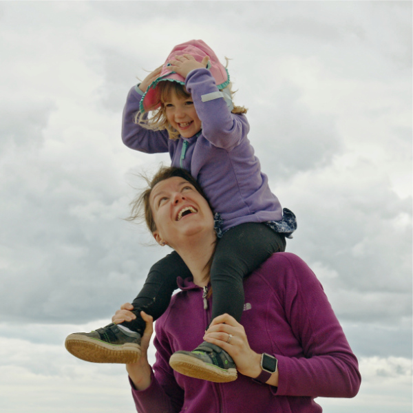 It's windy up here!